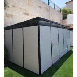 abri panneaux PVC modulaires isolés 15m2 Everbox