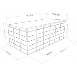 bureau panneaux PVC isolés modulaires 18m2 Everbox