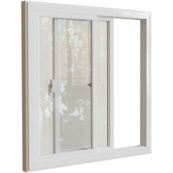 Fenêtre additionnelle pour bureau extérieur Everbox profil blanc