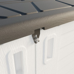 Armoire de Jardin Sunlife en Résine Beige 105cm Jôbu | Rangement Extérieur