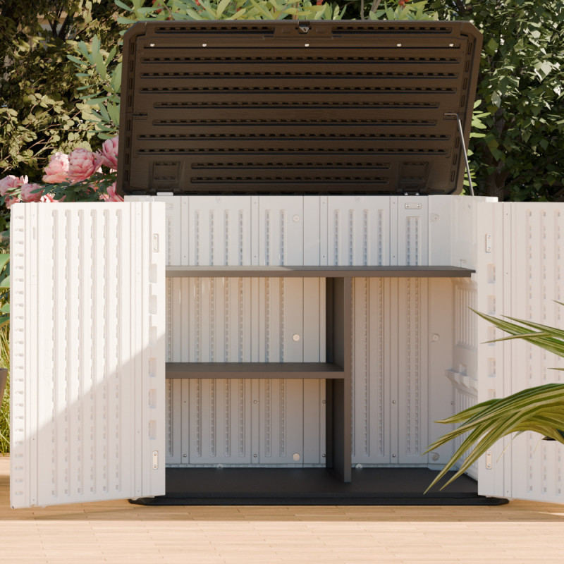 Etagère Métal H70cm pour Armoire Jardin Jôbu - Résine H105cm