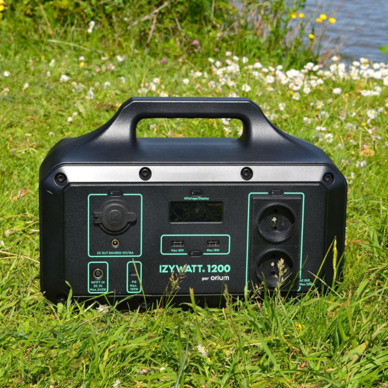 Batterie mobile, autonome, rechargeable et économique Izywatt 1200