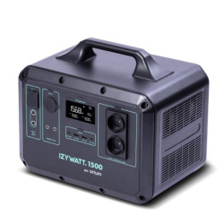 Batterie mobile, autonome, rechargeable et économique Izywatt 1500 LFP