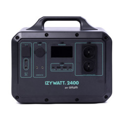 Batterie mobile, autonome, rechargeable et économique Izywatt 2400 LFP