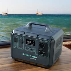Batterie mobile, autonome, rechargeable et économique Izywatt 2400 LFP