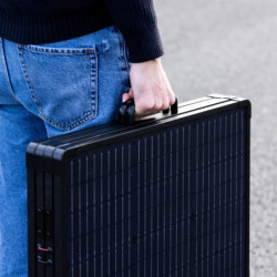 Panneau solaire cadré - pieds intégrés - puissance 200W Izywatt