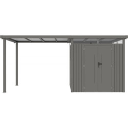 Appentis 275x230cm pour abri Kosto en acier galvanisé X-METAL