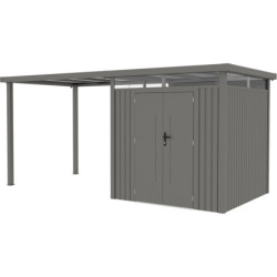 Appentis 275x230cm pour abri Kosto en acier galvanisé X-METAL