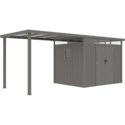 Appentis 275x230cm pour abri Kosto en acier galvanisé X-METAL