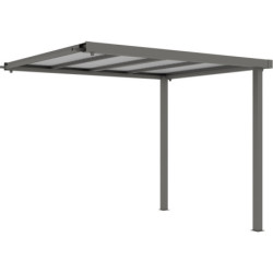 Appentis 275x294cm pour abri Kosto en acier galvanisé X-METAL