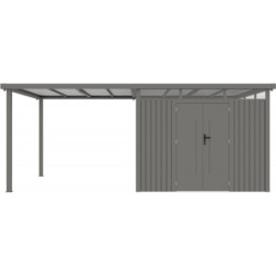 Appentis 275x294cm pour abri Kosto en acier galvanisé X-METAL