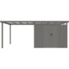 Appentis 275x294cm pour abri Kosto en acier galvanisé X-METAL