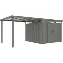 Appentis 275x294cm pour abri Kosto en acier galvanisé X-METAL