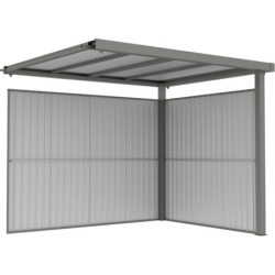 Parois en acier galvanisé 0,4mm pour appentis 6,3m² - X-METAL