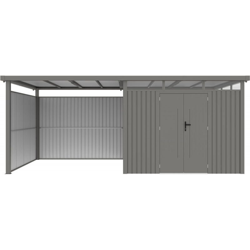 Parois en acier galvanisé 0,4mm pour appentis 8,1m² - X-METAL