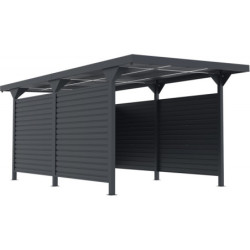 Parois en acier galvanisé 0,4mm pour carport George - X-METAL