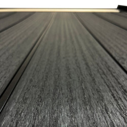 Abri de jardin toit plat polypropylène anthracite 230x230cm Jôbu