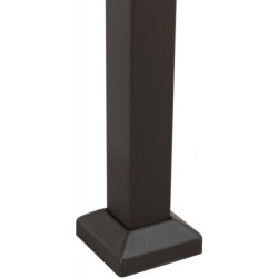 Tonnelle pour BBQ Aspe 244x152cm en acier thermolaqué noir Sunjoy