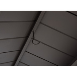 Tonnelle pour BBQ Aspe 244x152cm en acier thermolaqué noir Sunjoy