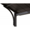 Tonnelle pour BBQ Aspe 244x152cm en acier thermolaqué noir Sunjoy