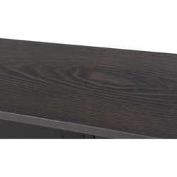 Tonnelle pour BBQ Aspe 244x152cm en acier thermolaqué noir Sunjoy