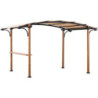 Pergola Skuta 406x259cm en acier thermolaqué + polyester - Sunjoy