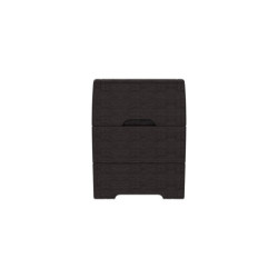Coffre de jardin 270L en résine marron foncé Durabox - DURAMAX