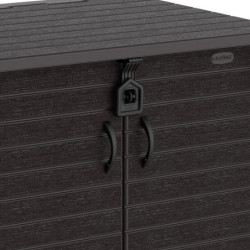 Armoire de jardin 850L en résine marron StoreAway - DURAMAX