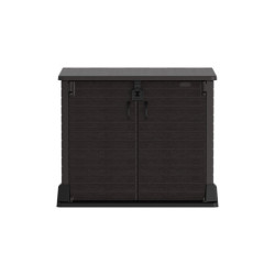 Armoire de jardin 850L en résine marron StoreAway - DURAMAX