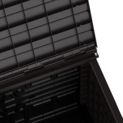 Armoire de jardin 850L en résine marron StoreAway - DURAMAX