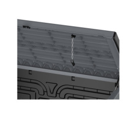 Armoire de jardin 1200L en résine gris avec couvercle plat DURAMAX