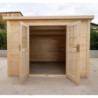 Abri de jardin SICBA- madriers 20mm - brut - 9m² - Gardy Shelter