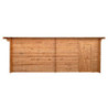 Garage en bois traité fongicide 40mm 370x550cm - Gardy Shelter