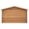 Garage en bois traité insecticide 40mm 398x498cm - Gardy Shelter