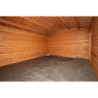 Garage en bois traité insecticide 40mm 398x498cm - Gardy Shelter