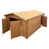 Garage en bois traité insecticide 40mm 398x498cm - Gardy Shelter