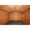 Garage en bois traité insecticide 40mm 398x498cm - Gardy Shelter