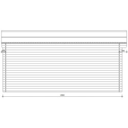 Garage en bois traité fongicide 28mm 398x498cm - Gardy Shelter