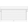 Garage en bois traité fongicide 28mm 398x498cm - Gardy Shelter