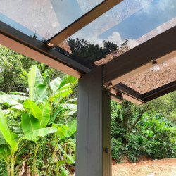 Set de remplacement 9 panneaux polycarbonate gris carport Falcon Eagle