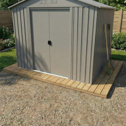 Kit Fondation Bois Autoclave 6m² - Pose Abri Jardin | Noviss