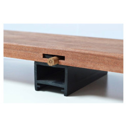 Fondation en bois 9m2 pour pose facile et rapide d'un abri de jardin