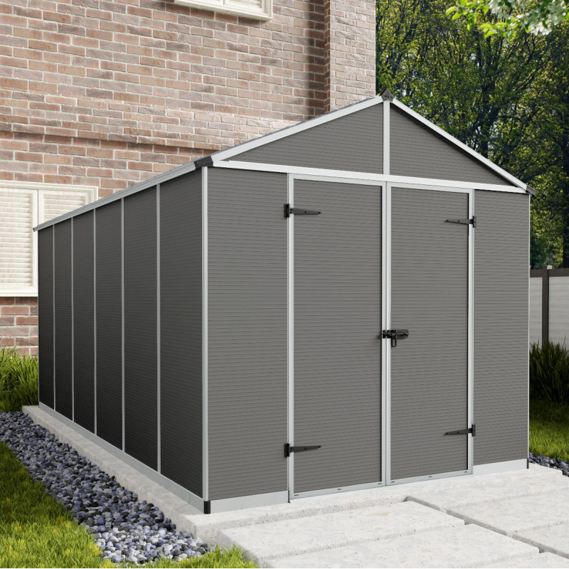 Abri de jardin 227x452cm en polycarbonate RUBICON Canopia-Palram
