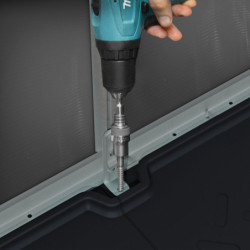 Abri de jardin 227x528cm en polycarbonate RUBICON Canopia-Palram