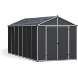 Abri de jardin 227x528cm en polycarbonate RUBICON Canopia-Palram
