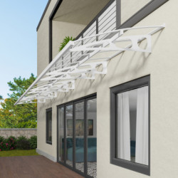 Marquise d'entrée en acrylique 3mm Bordeaux™ 8920 Palram Canopia