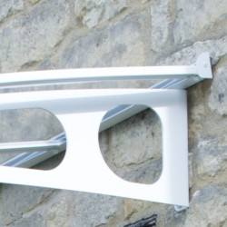 Marquise d'entrée en acrylique 3mm Bordeaux™ 8920 Palram Canopia