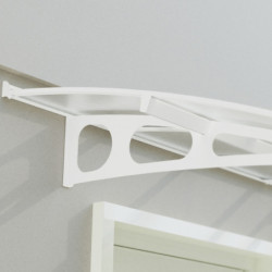 Marquise d'entrée en polycarbonate Bordeaux™ 8920 Palram Canopia