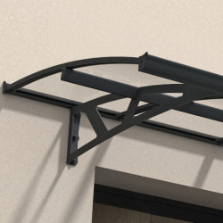 Marquise d'entrée en acrylique 3mm Amsterdam™ 6690 Palram Canopia