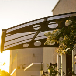 Marquise en polycarbonate 6mm Herald™ 2230 - Palram - Canopia